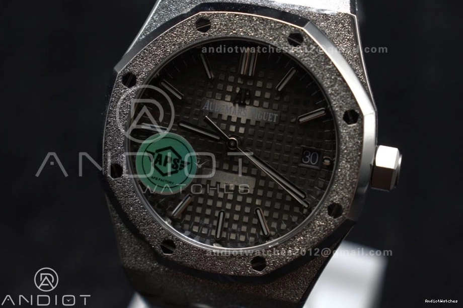 37mm APSF SS Royal 1:1 SA3120 SS Grey 1031 Super on Bracelet Best Dial Oak Frosted Clone Lightweight Textured 15454 Edition 1230